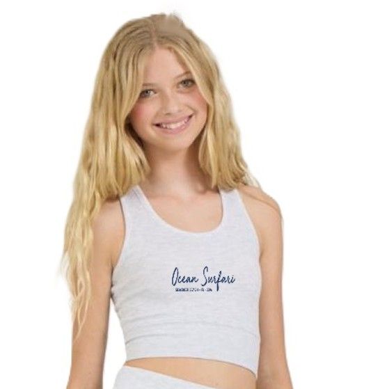 O/S SCB Kids Cloud Fleece Racerback Tank - Spring Grey