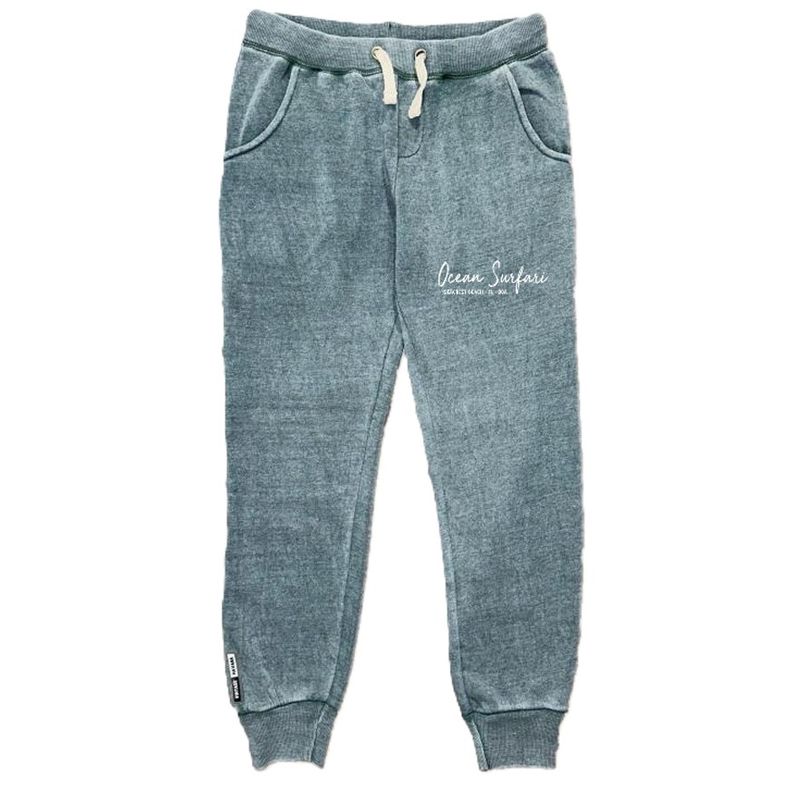 O/S SCB Kids Cuff Bottom Sweatpants - Dark Sage