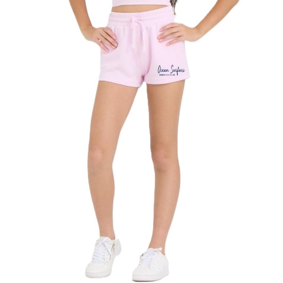 O/S SCB Kids Cloud Fleece Shorts - Paradise Pink