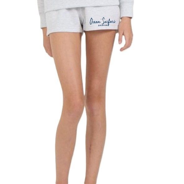 O/S DESTIN Kids Cloud Fleece Shorts - Spring Grey