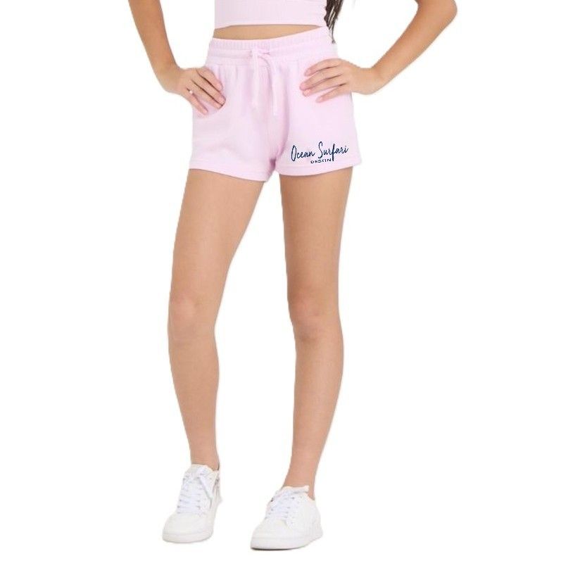 O/S DESTIN Kids Cloud Fleece Shorts - Paradise Pink