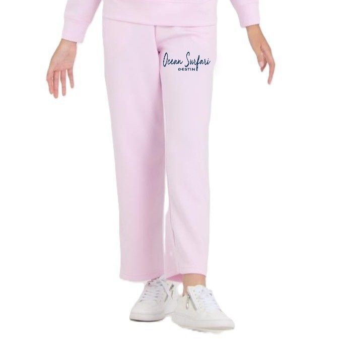 O/S DESTIN Cloud Fleece Pants - Paradise Pink