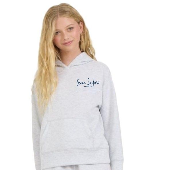O/S DESTIN Kids Cloud Fleece Hoodie - Spring Grey