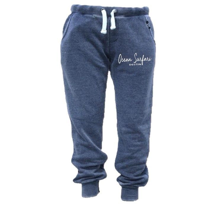 O/S DESTIN Kids Cuff Bottom Sweatpants - Deep Navy