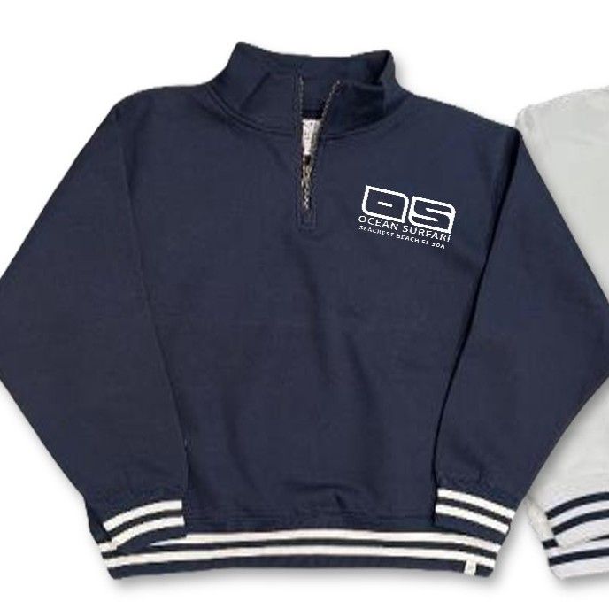OS SCB Men's College 1/4 Zip - Navy