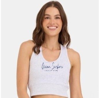 Ladies PCB Cloud Fleece Racer Tank Spring Grey