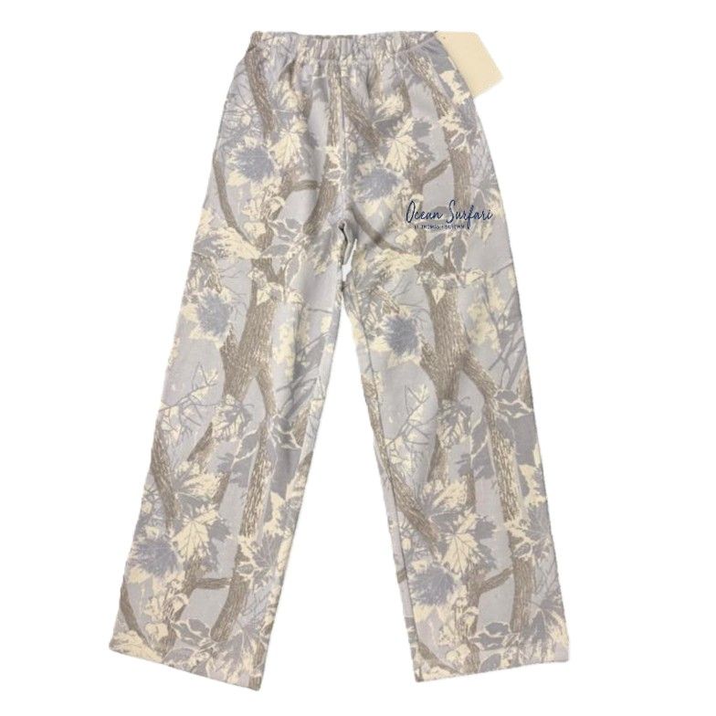 Ladies USVI Fleece Camo Pant Soft Blue