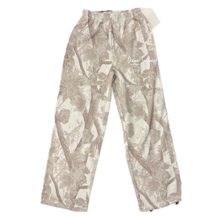 Ladies USVI Fleece Camo Pant Soft Sand