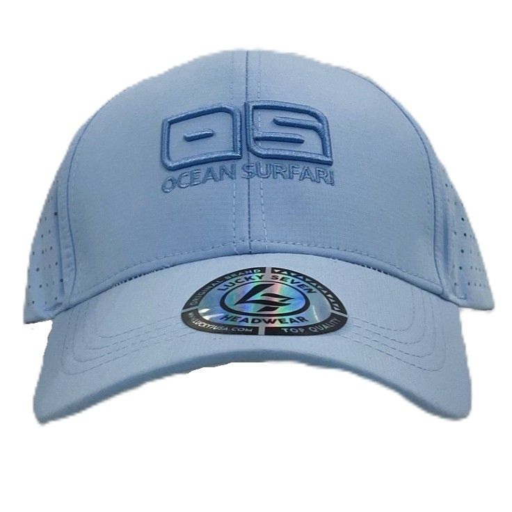 O/S Tone on Tone Baseball Hat, Color: Lt. Blue