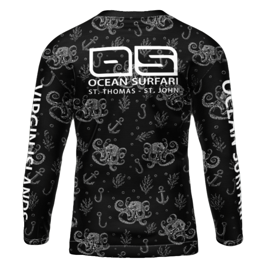OS USVI SPF 50+ Perf Men's LS Octopus SB