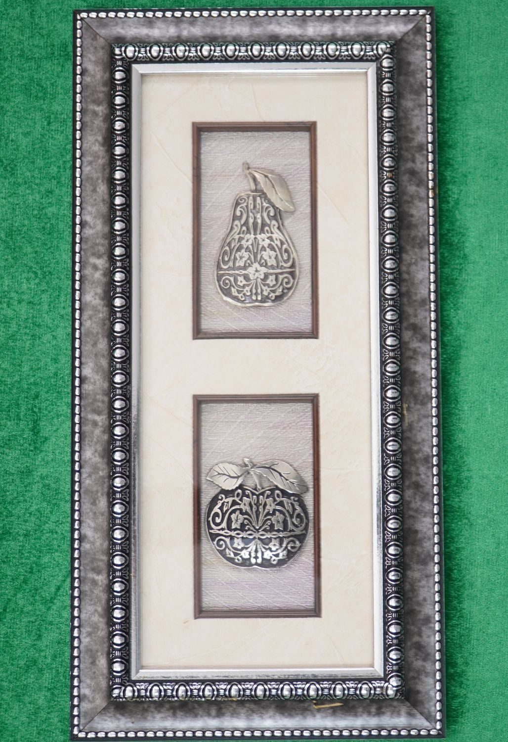 Muurkunst silver