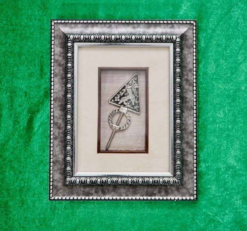 Muurkunst silver