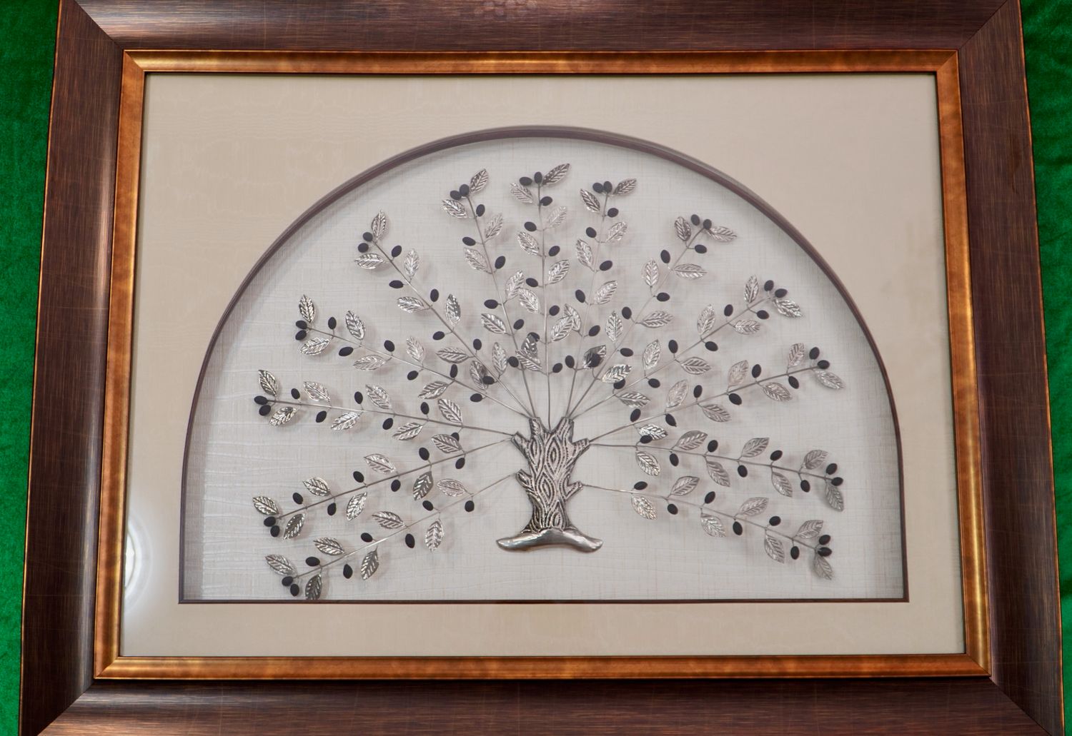 Muurkunst Brown frame