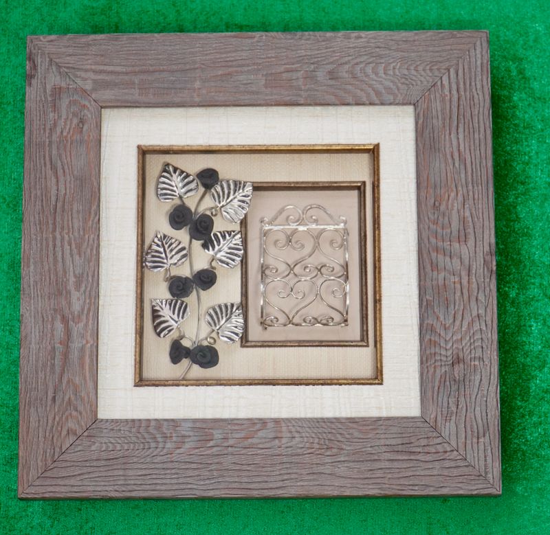 Muurkunst (Grijs frame)