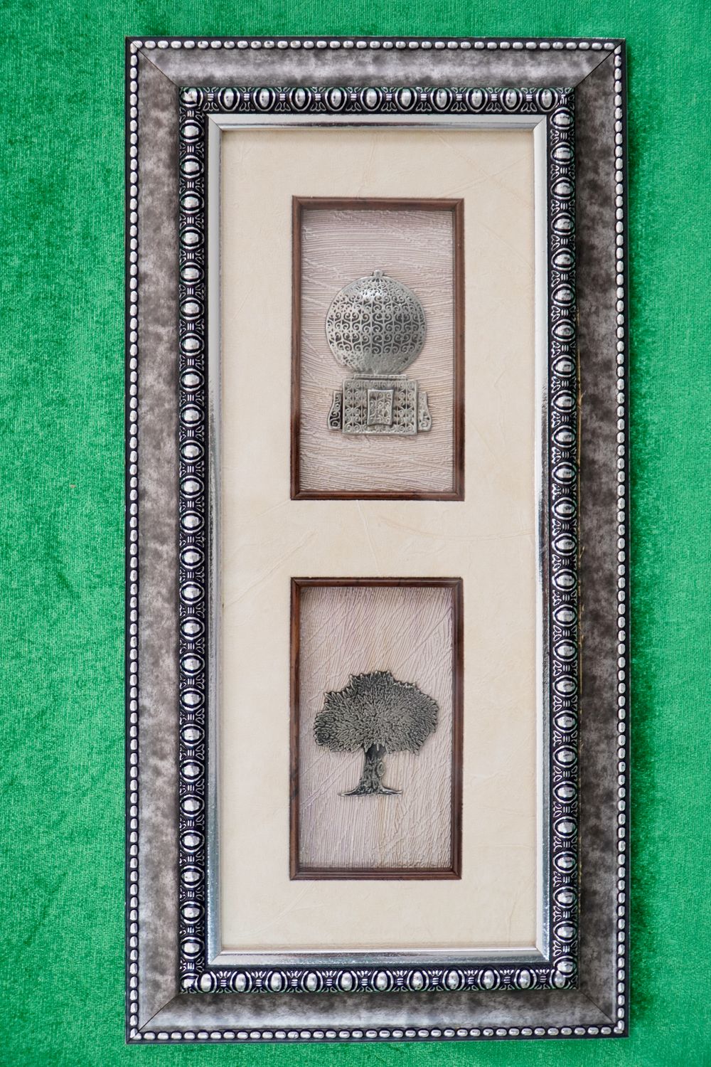 Muurkunst silver