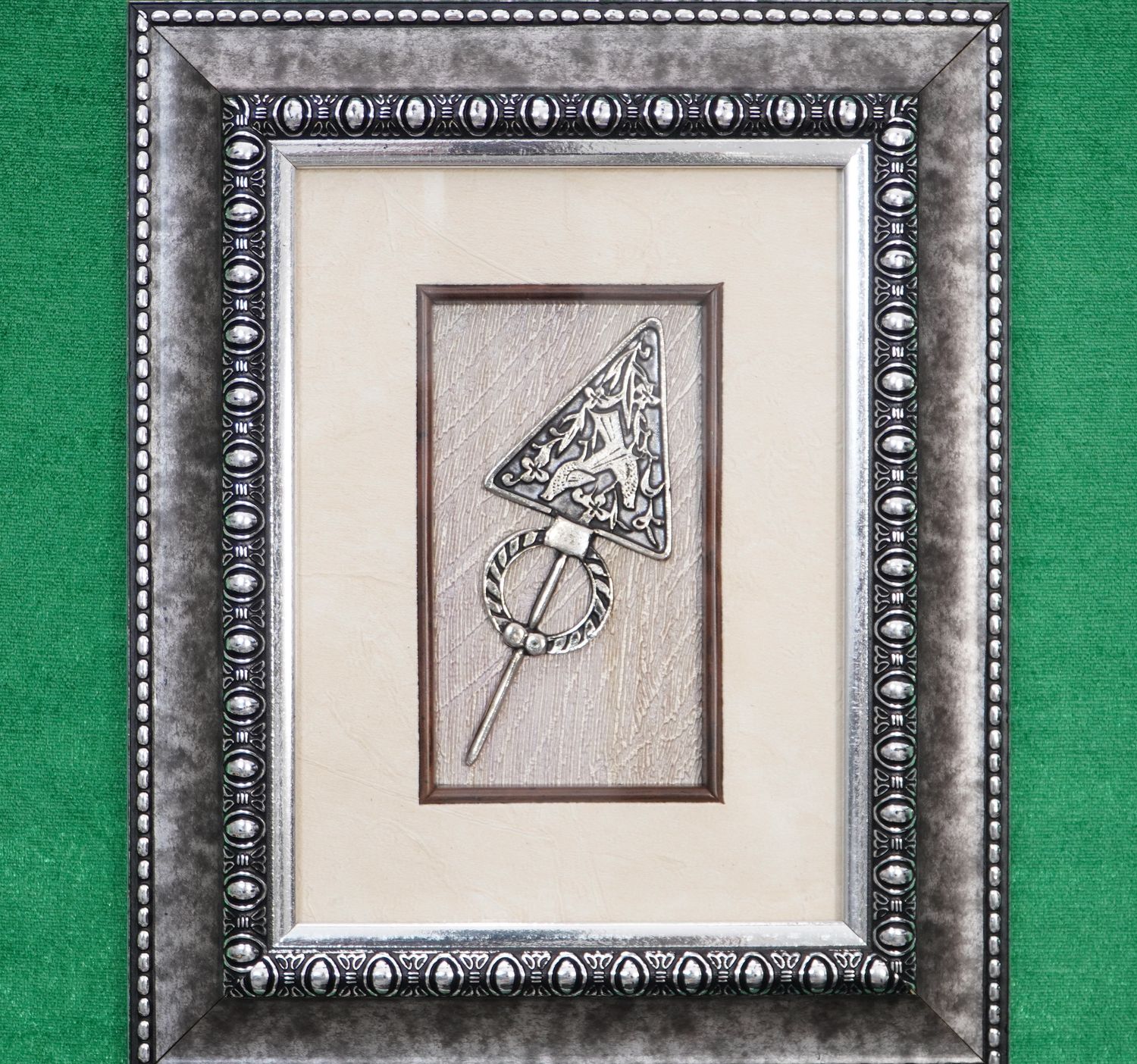 Muurkunst silver