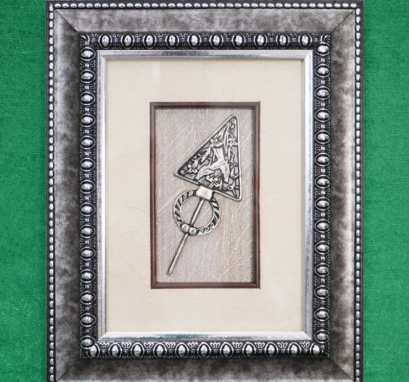 Muurkunst silver