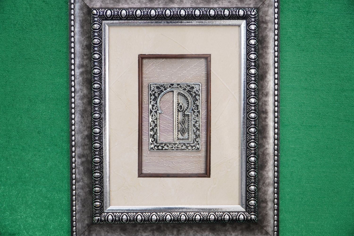 Muurkunst silver