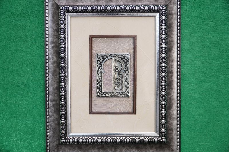 Muurkunst silver