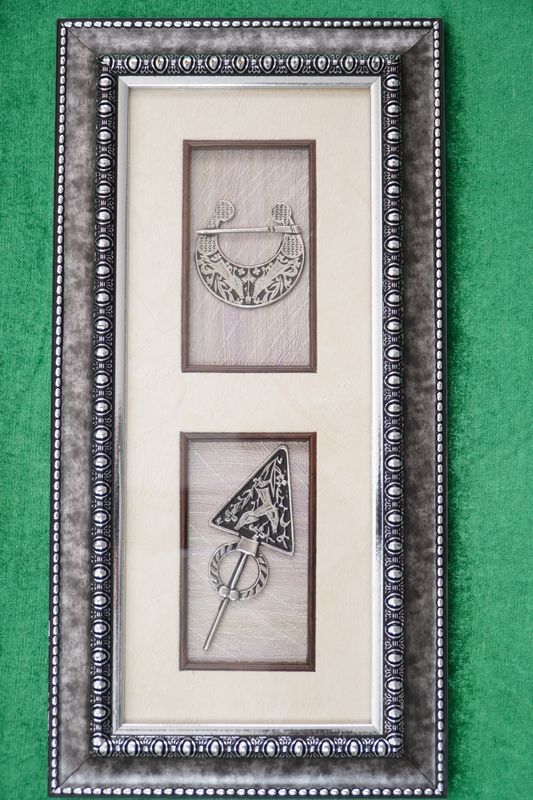 Muurkunst silver