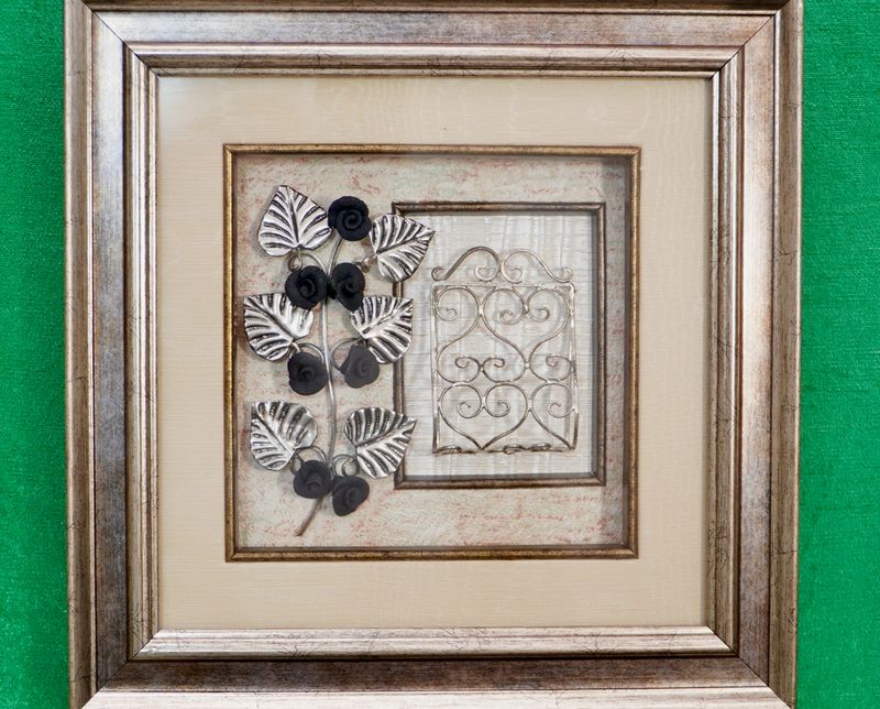 Muurkunst (Silver frame)