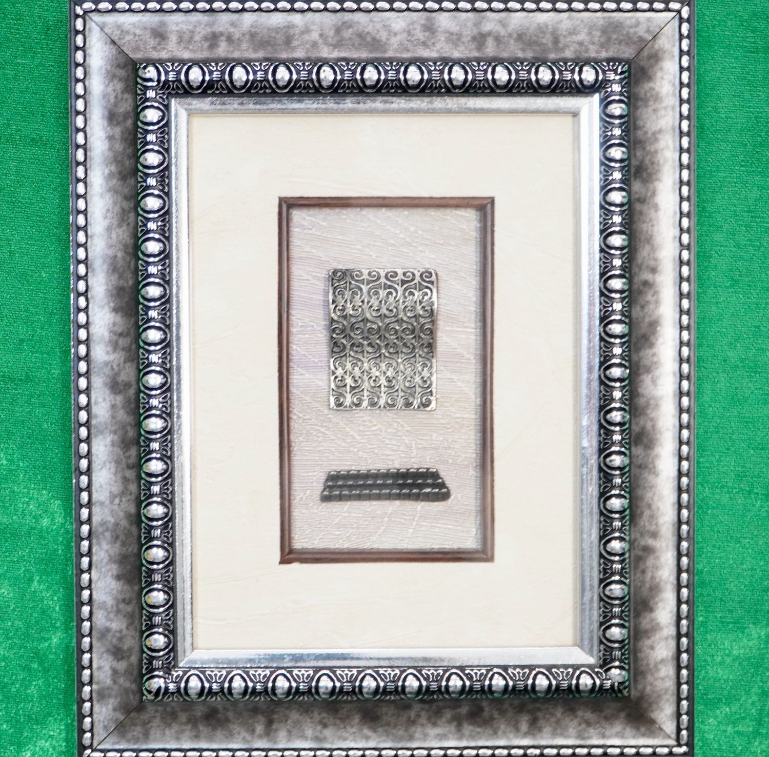 Muurkunst silver