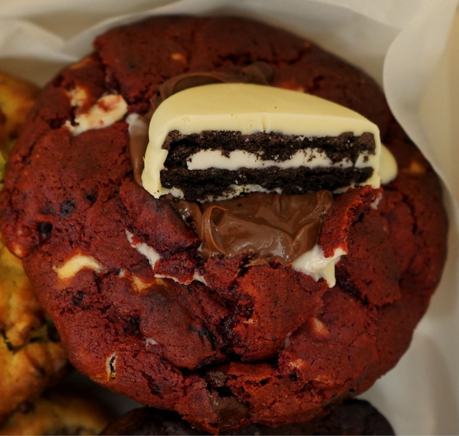 Cookie estilo NY - Red Velvet