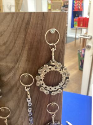 Sleutelhanger fietsketting