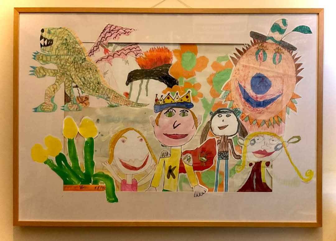 collages met kindertekeningen 28/06/2025