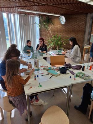 op verplaatsing