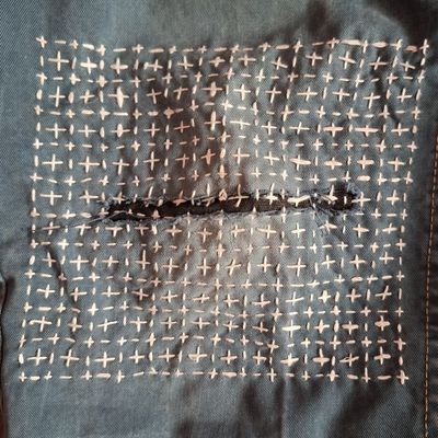 SASHIKO visible mending 08/08/2025