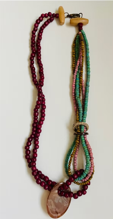 Korte ketting - multicolor