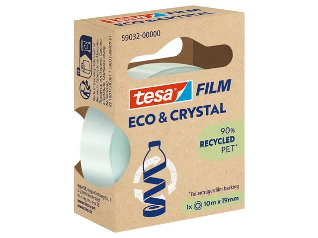 Tesa plakband eco&crystal 59032 | Tesafilm® ecoLogo® | 19mmx10m Tesa plakband eco&crystal 59032 | Tesafilm® ecoLogo® | 19mmx10m