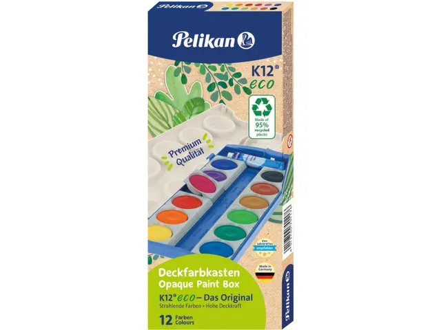 Verfdoos Pelikan 735/K12 Eco, 12 napjes