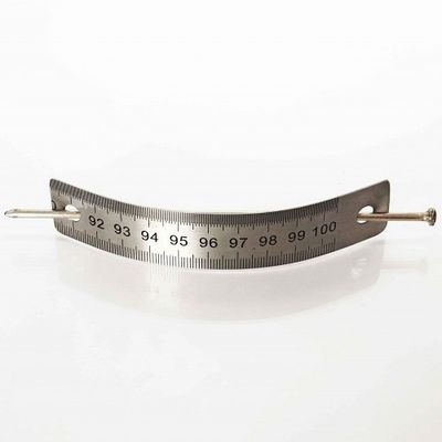crazyclage haarspeld inox meetlat en breinaald 11 cm