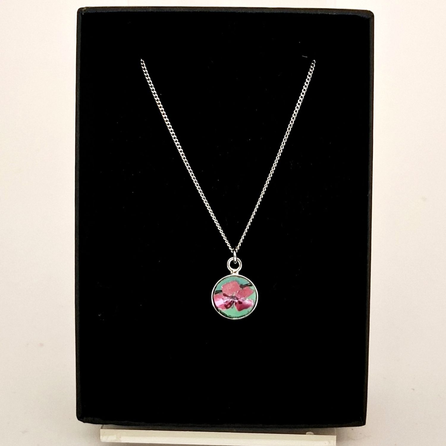 Crazyclage zilveren halsketting Arizona blik