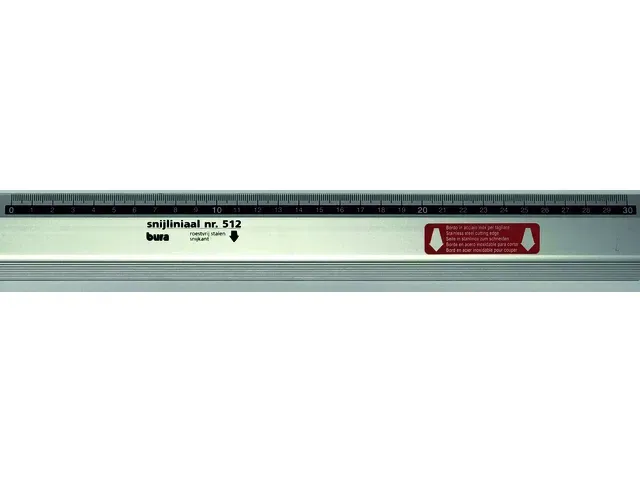 Snijliniaal 30 cm Rumold Bura 512 Antica aluminium Snijliniaal 30 cm Rumold Bura 512 Antica aluminium
