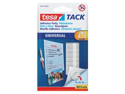 TESA Dubbelzijdige kleefpads kneedgum Tesa tack 80stuks TESA Dubbelzijdige kleefpads kneedgum Tesa tack 80stuks