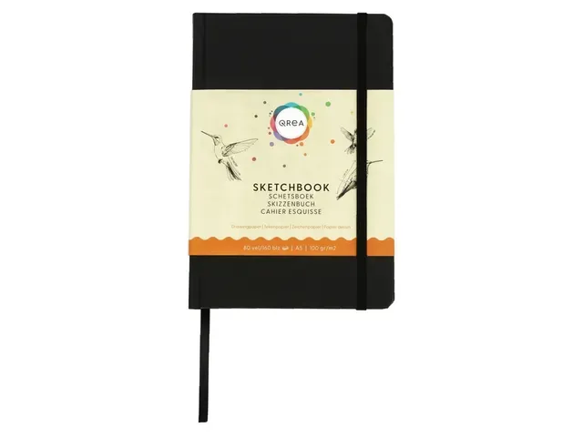 Schetsboek Qrea A5 80 vel 100gr