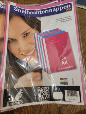 Snelhechtermappen Kangaro 5 stuks pastelkleuren