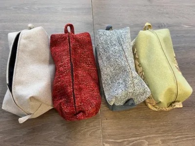 Pennenzak groot met rits en lusje