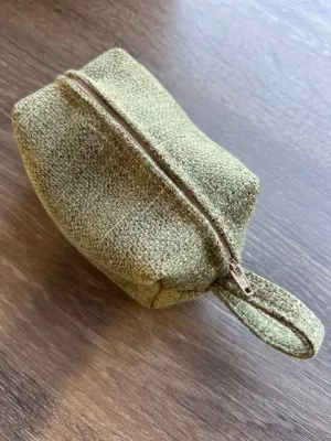 Klein opbergtasje met rits en lusje