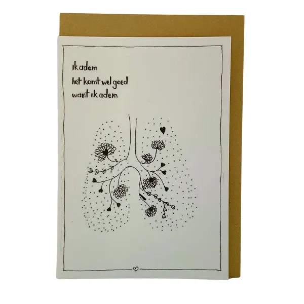 Ik adem, kaartje Emma Nieke