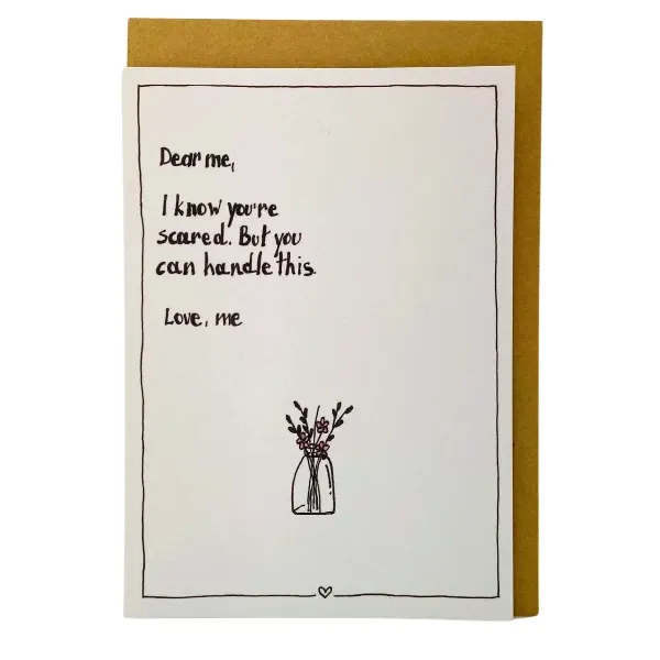 Dear me kaartje Emma Nieke