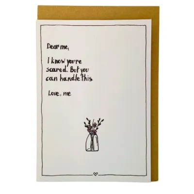 Dear me kaartje Emma Nieke