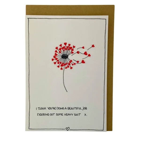 I think you're doing a beautiful job, kaartje Emma Nieke