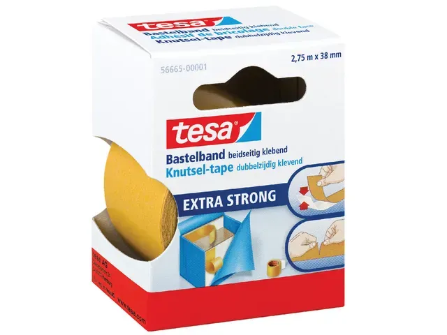 Dubbelzijdige plakband Tesa EXTRA STRONG 38mmx2.75m Dubbelzijdige plakband Tesa EXTRA STRONG 38mmx2.75m