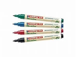 1 mm permanent markers 4 stuks | Edding | 25 Ecoline 1 mm permanent markers 4 stuks | Edding | 25 Ecoline
