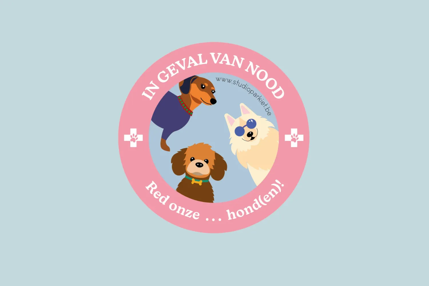 Huisdiersticker hond | Studio Parkiet | Studio Parkiet Huisdiersticker hond | Studio Parkiet | Studio Parkiet