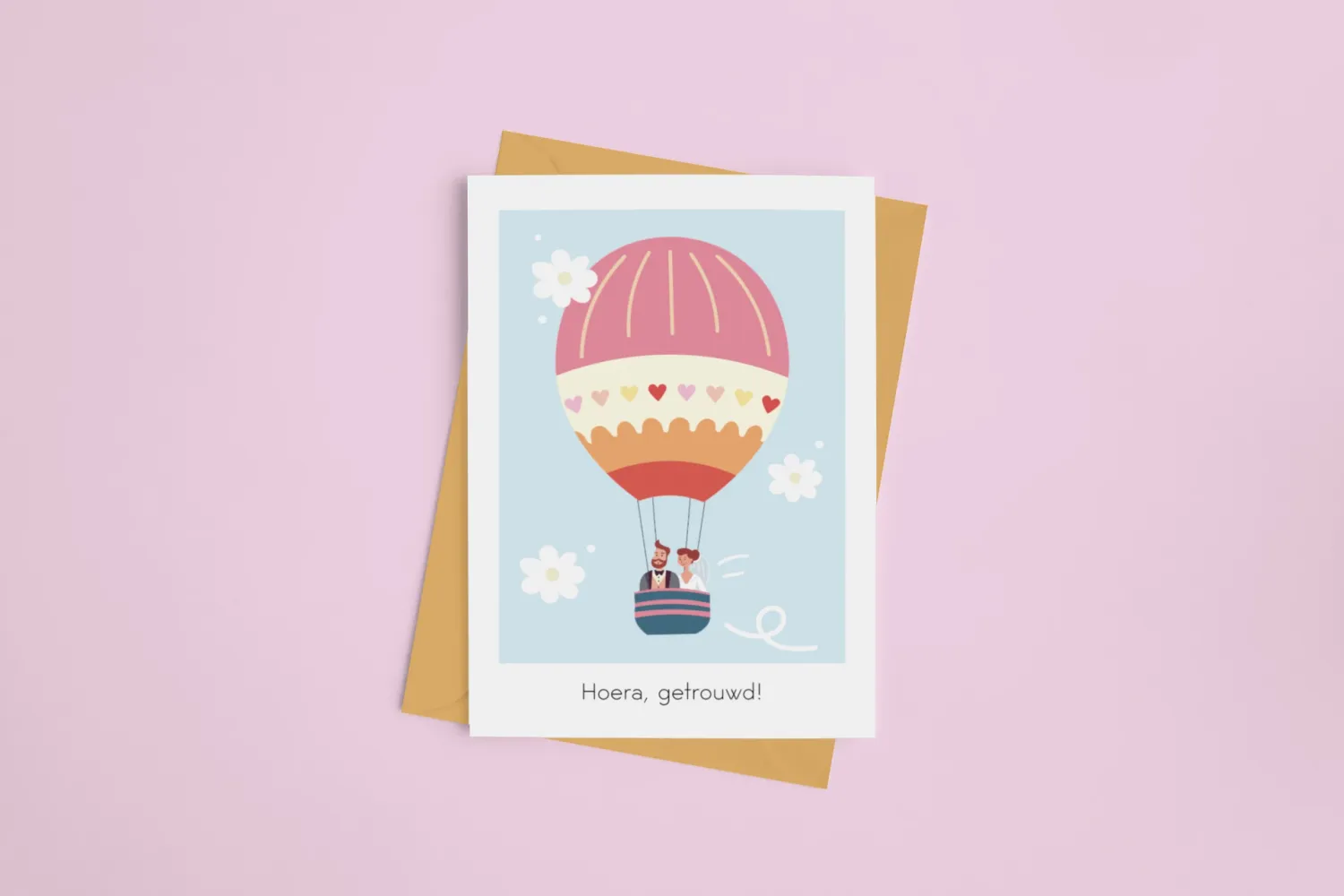 Wenskaart - Huwelijk man/vrouw | Studio Parkiet Wenskaart - Huwelijk man/vrouw | Studio Parkiet